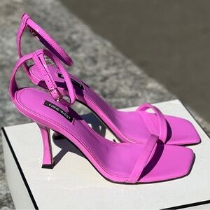 NINE WEST Women's Yess Sandals, Stiletto Heels, US size:9m
